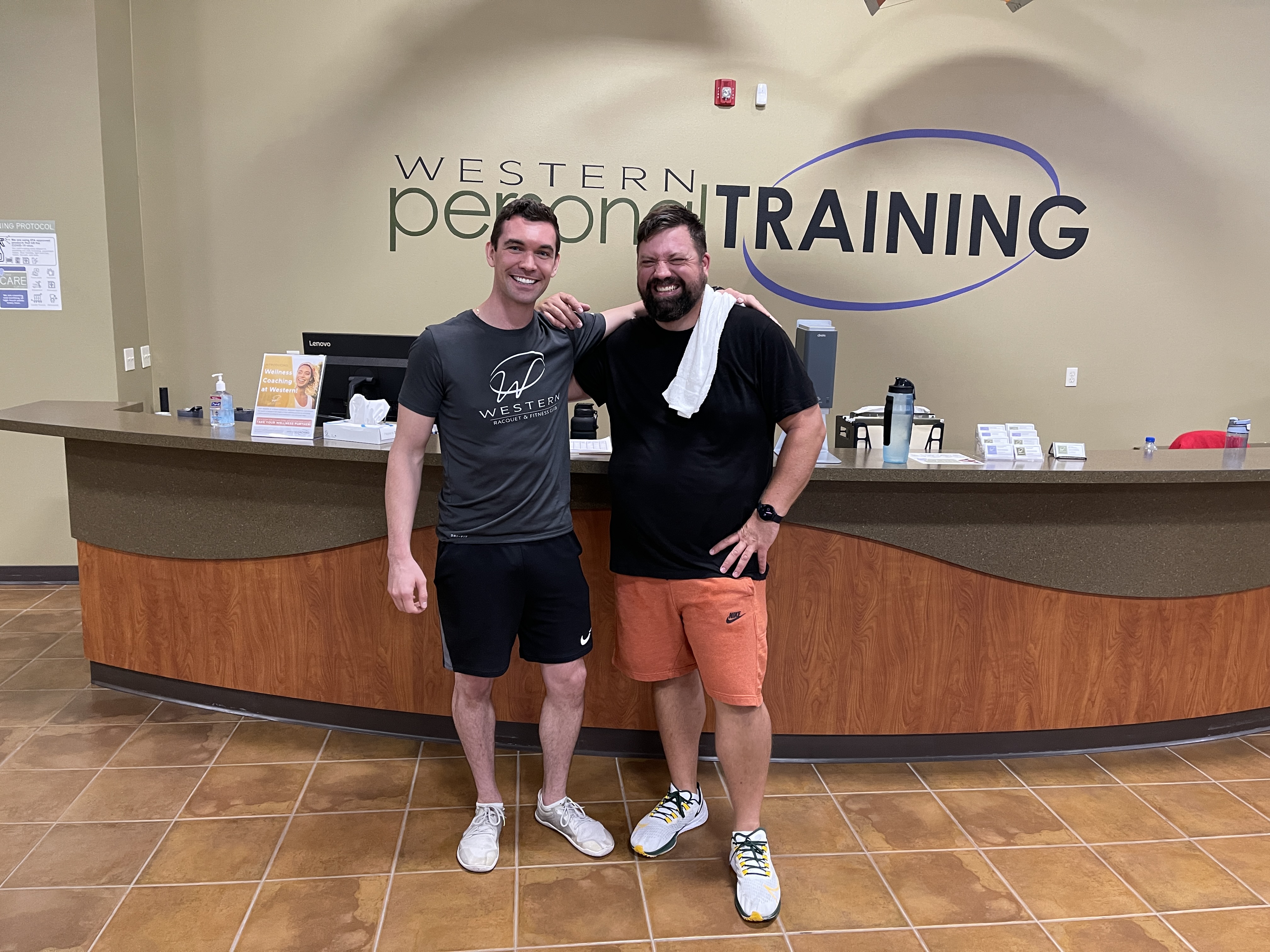 Personal training floor